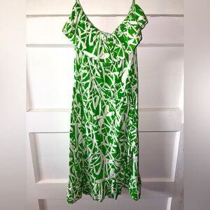 Lilly Pulitzer Green and White Dress